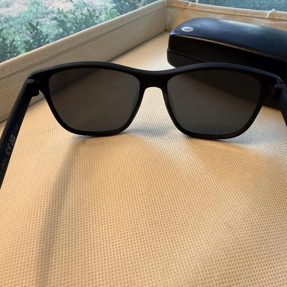 Goodr The Future Is Void Sunglasses Mens Black Polarized Square Plastic Frame